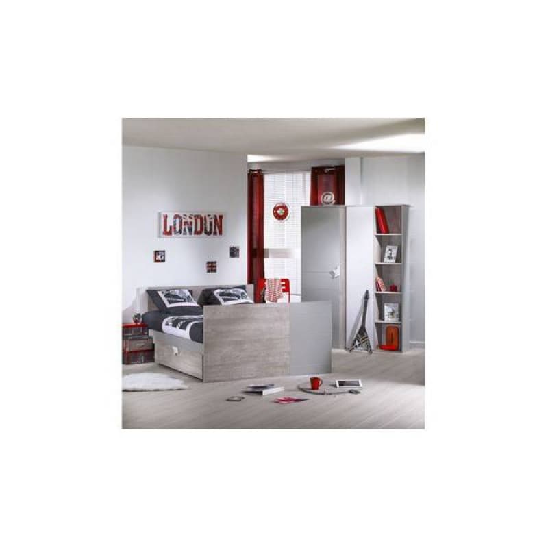Tiroir sur Roulettes pour Lit Evolutif Nova, nova sauthon easy decor gris loft dimensions inte — vue 3 sur 4