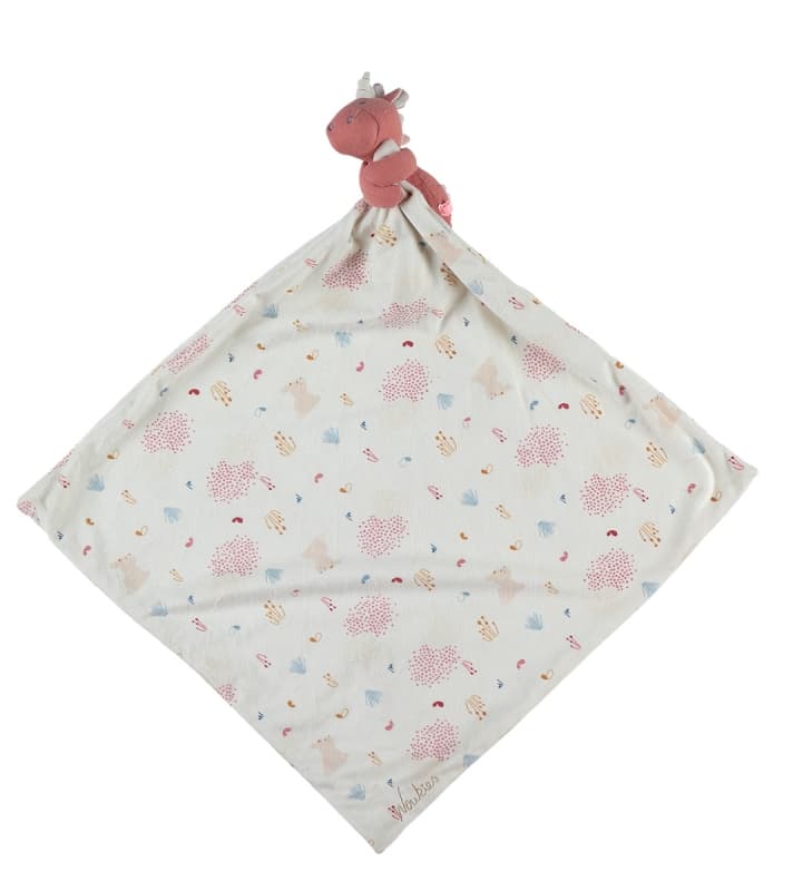 L&j Lina Peluche Ma Premiere Couv Veloudoux, rose fonce permanent — vue 1 sur 4