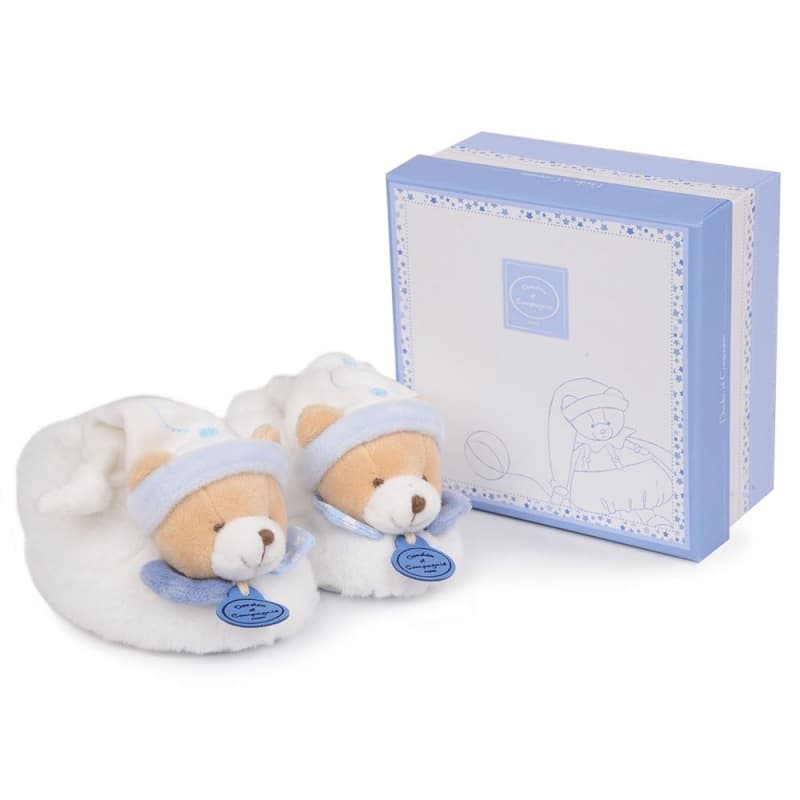 Chaussons avec Hochet 6-12 Mois - Ours Petit Chou, bleu 6-12 mois 2022