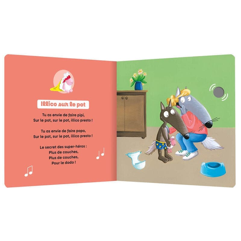 P'tit Loup - Mes Comptines pour Bien Grandir, 12m auzou 09-24 — vue 2 sur 2