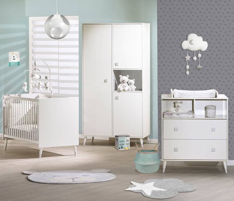 Little Big Bed Candie, candie sauthon easy blanc l 143 x h 88 x p 77 per — vue 1 sur 4