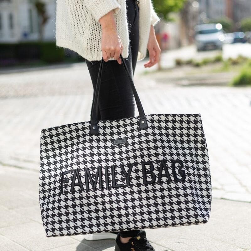 Family Bag Pied de Poule, noir childhome — vue 5 sur 5