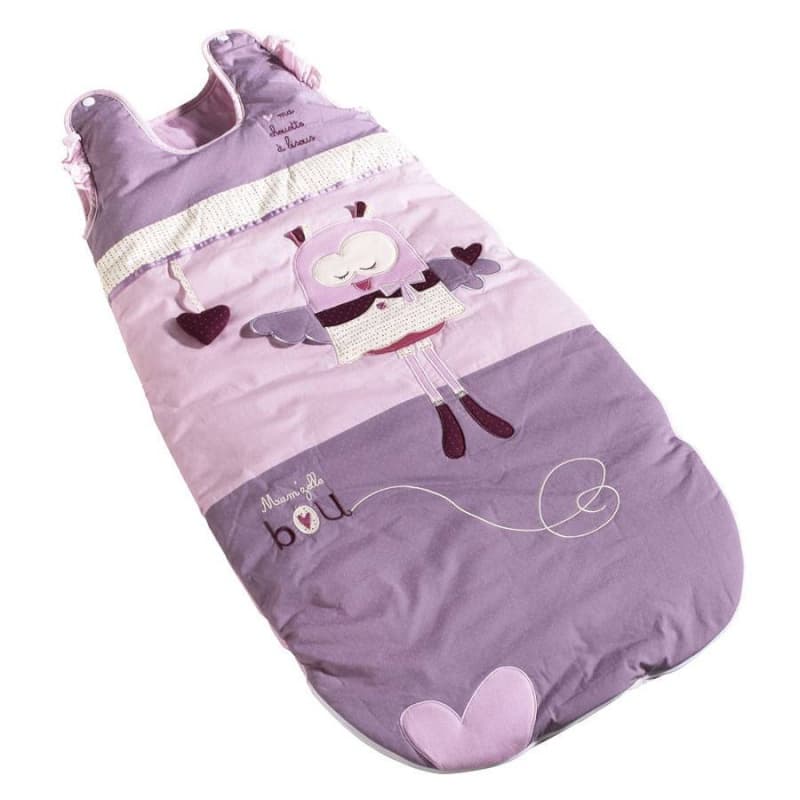 Grande Gigoteuse Ouatinee Reglable Mam'zelleb, mam'zellebou sauthon baby deco rose/blanc 424 mois