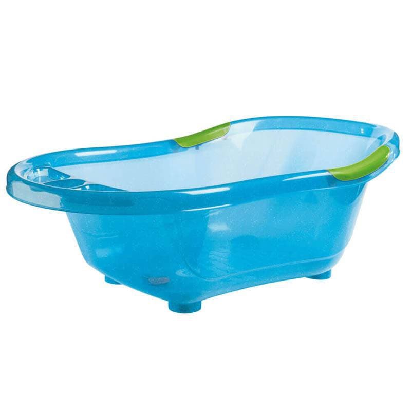 Baignoire Bleue Pailletee, hygiene bleu palleté translucide