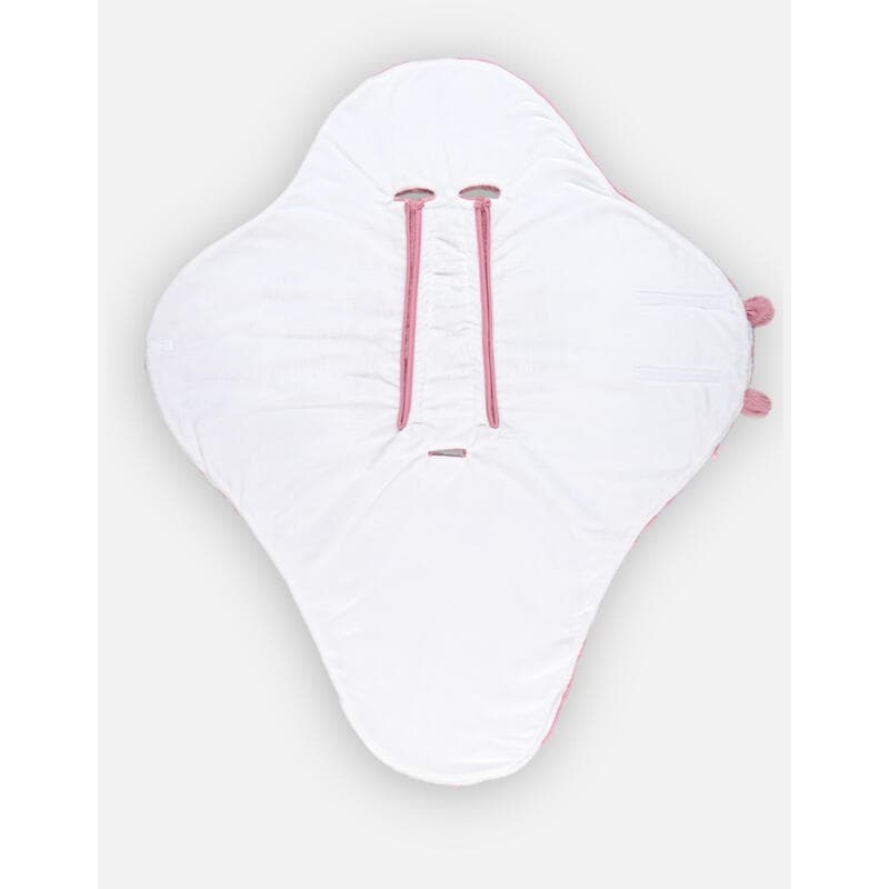 M&m22 Couverture Promenade Rose Fausse Fourrure, mix & match noukies rose permanent — vue 1 sur 5