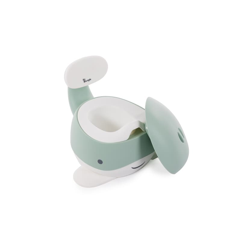 B-petit Pot Baleine Pastel, bo jungle bleu — vue 3 sur 3