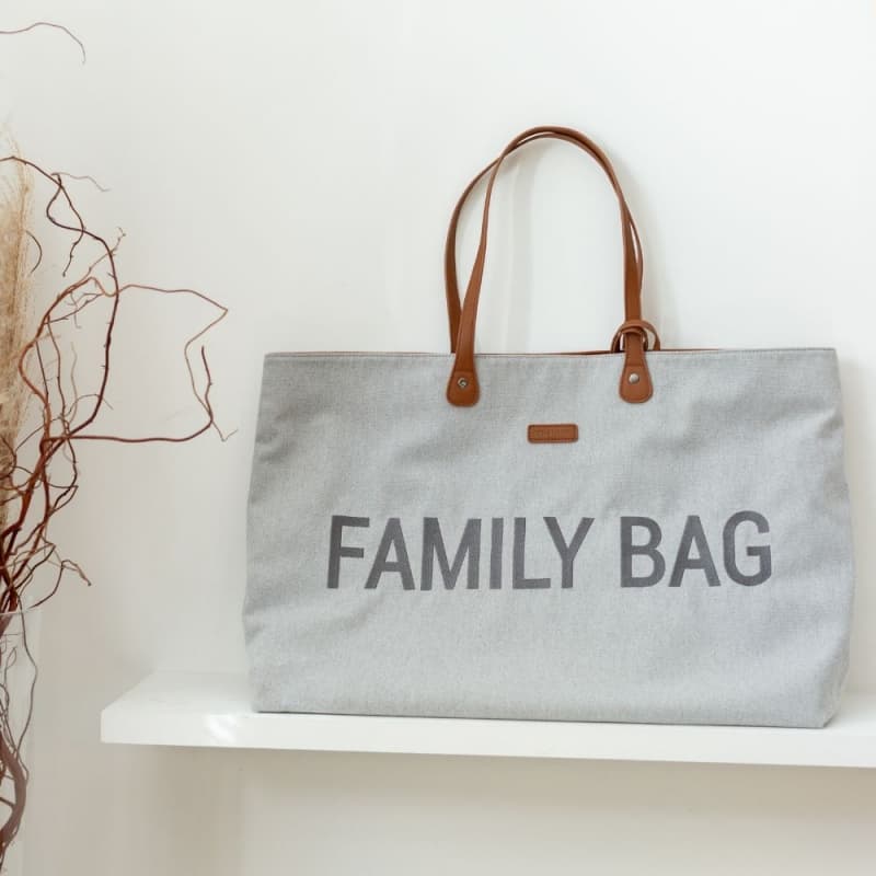 Family Bag Canvas, gris childhome — vue 3 sur 5