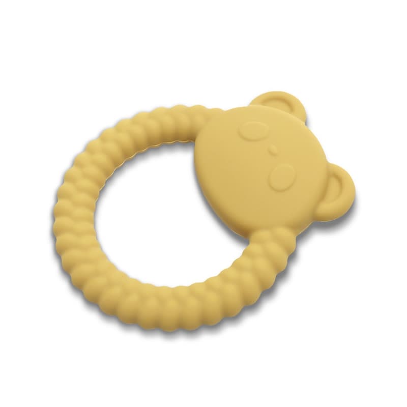 Hochet de Dentition Silicone Panda, jaune lorelli 25/03 — vue 1 sur 3