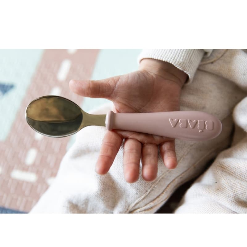 Set de 3 Couverts Inox, barbe a papa beaba — vue 3 sur 6