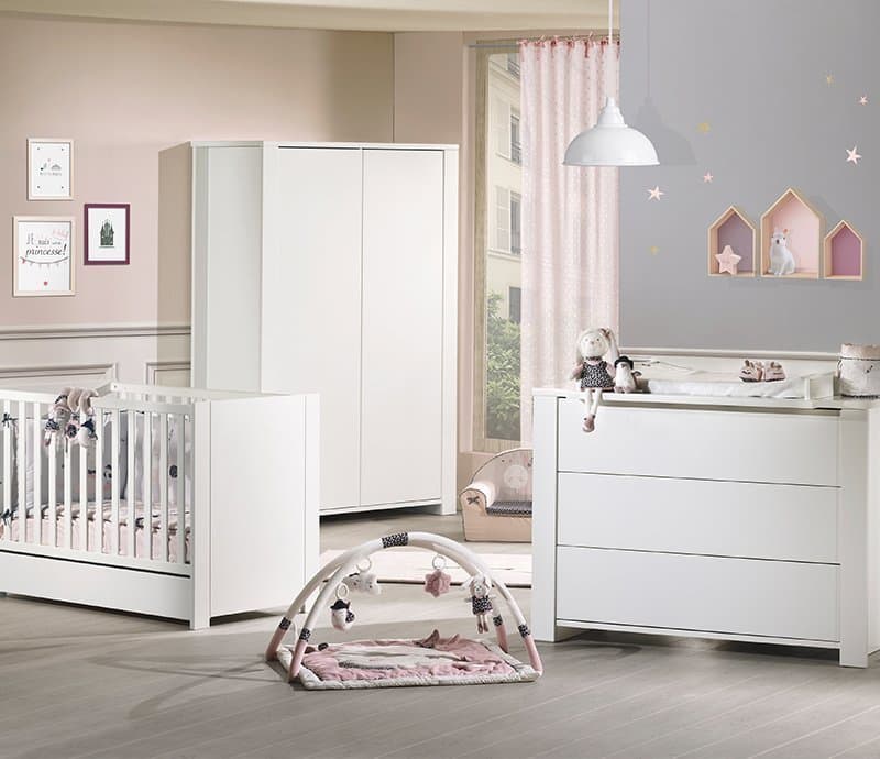 Little Big Bed 140x70 Loft Blanc, loft blanc meuble — vue 4 sur 5