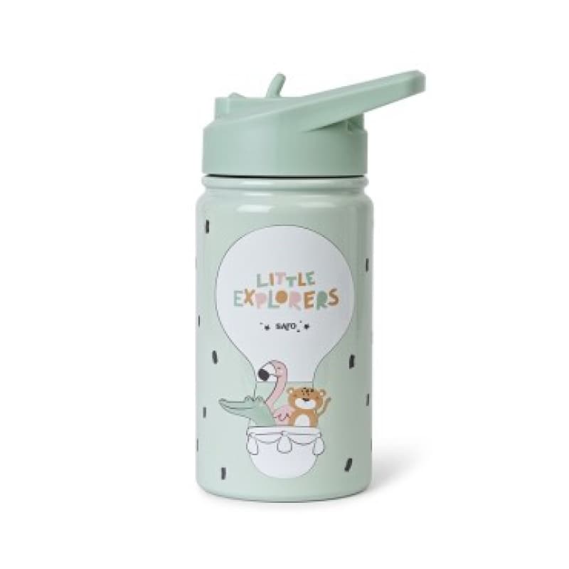 Bouteille Thermos avec Paille 350ml, saro little explorers