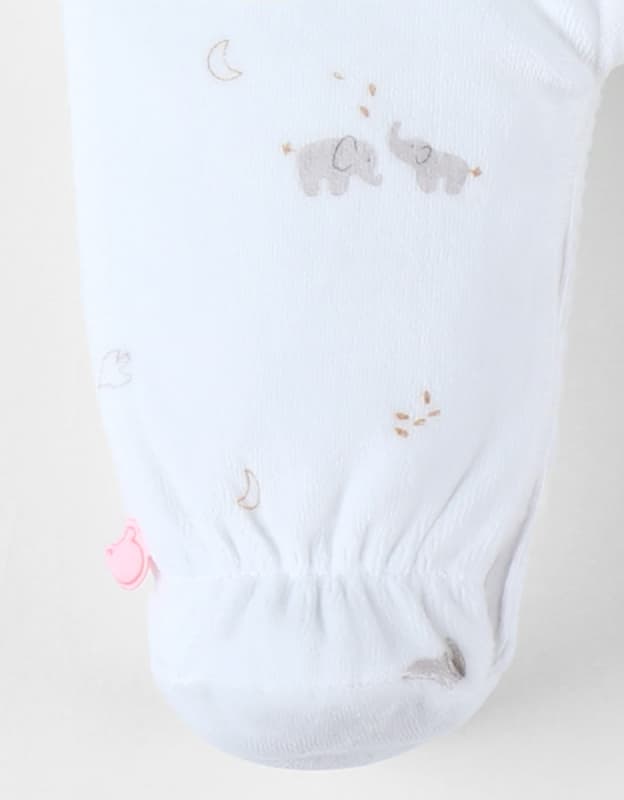 B&m Pyjama, Velours - Bali et Moka, ecru 6m bali, moka & snow noukies permanent — vue 3 sur 4
