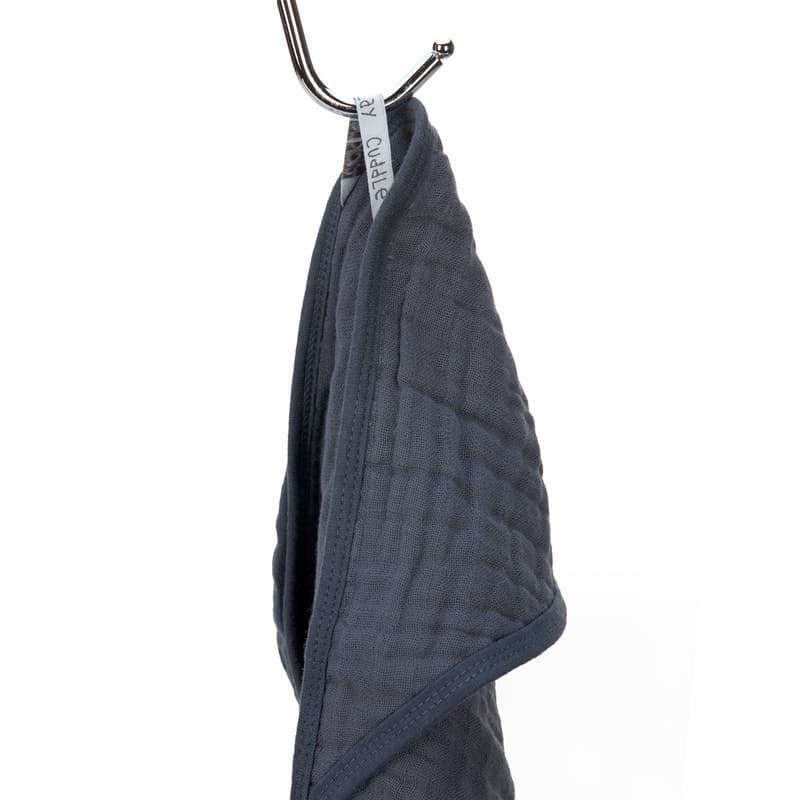 Cape de Bain en Mousseline Bleu Marine, lässig bleu — vue 3 sur 3