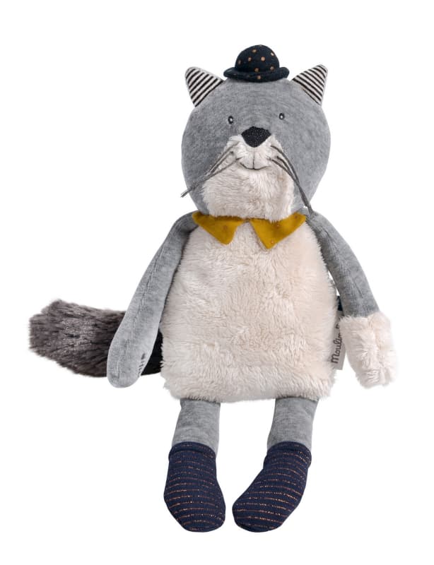 Poupee Chat Gris Clair Fernand les Moustaches, les moustaches 2021 — vue 1 sur 2