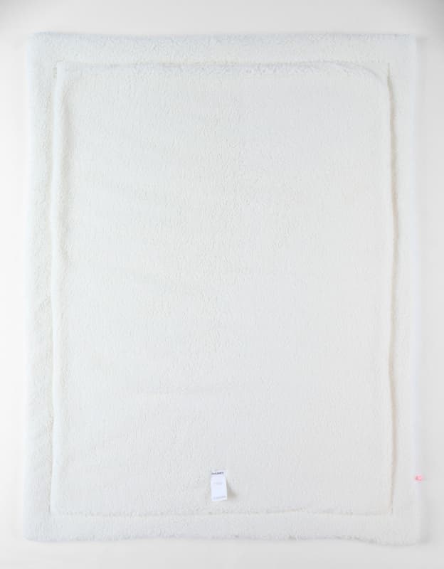M&m24 Couverture Ouatinee Jersey Sherpa 75x100, Romance, blanc 75x100 cm mix & match noukies permanent — vue 2 sur 4