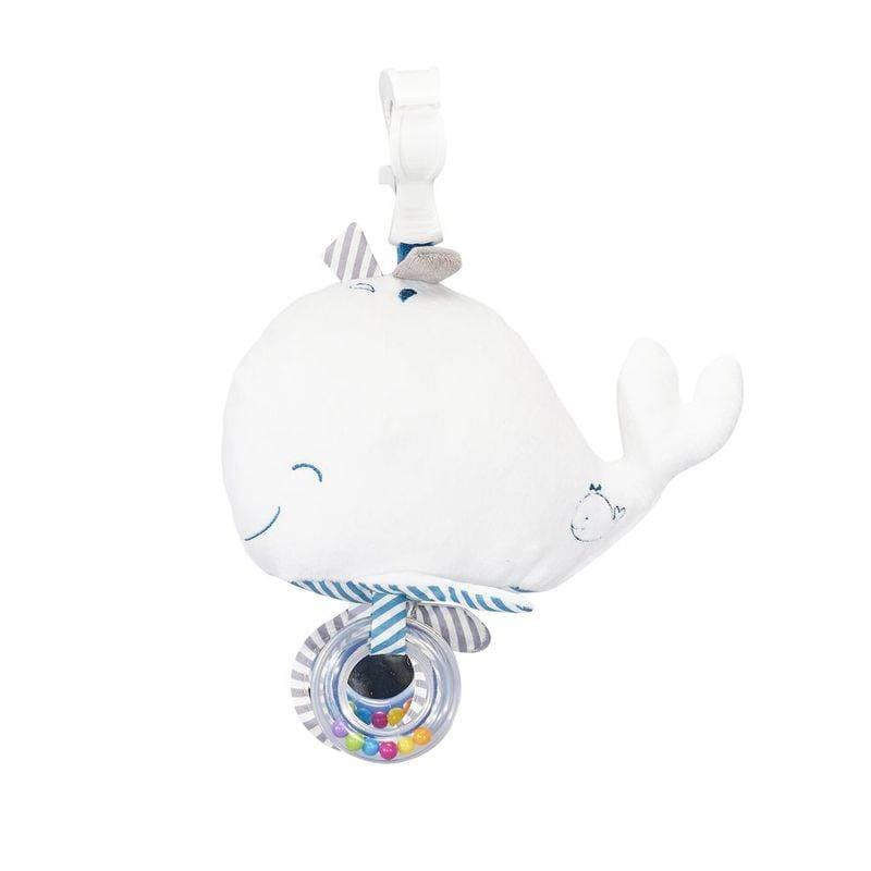 Jouet d'Activites Blue Baleine, blue baleine sauthon baby deco blanc - bleu - gris — vue 2 sur 2