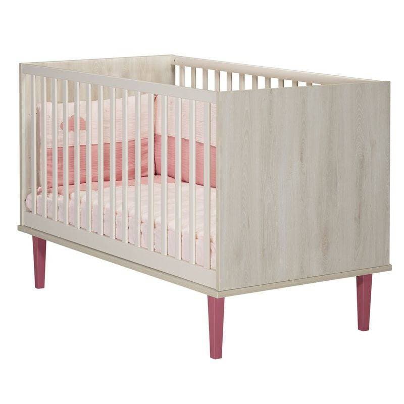 Little Big Bed 140x70 Opaline Rose, opaline sauthon selection hetre cendre - beige fic — vue 2 sur 4