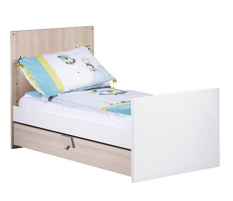 Little Big Bed 140x70 Norway, norway sauthon easy blanc/decor hetre cendre l144 — vue 3 sur 5