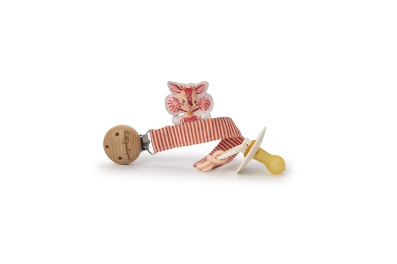 Stella Attache-tetine Eco, je decouvre lilliputiens rose a-23 h-23 — vue 2 sur 2