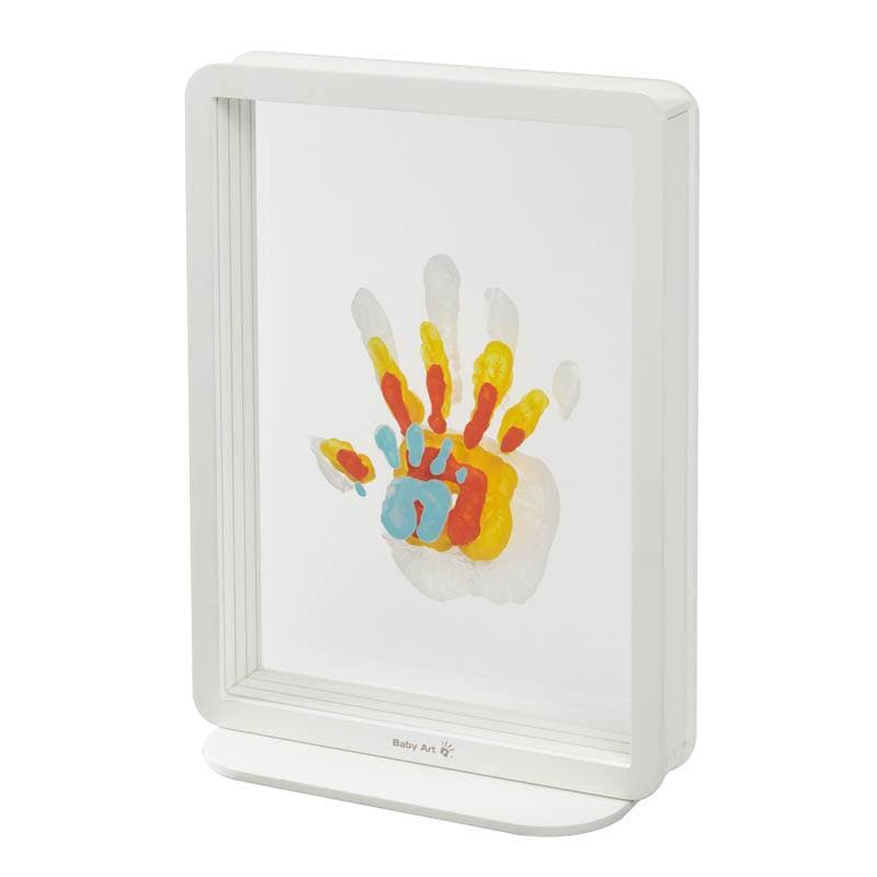 Cadre 4 Empreintes Superposees Family Touch, baby art blanc 31,5 x 23,2 x baby art blanc 31,5 x 23,2 x 12 — vue 5 sur 5