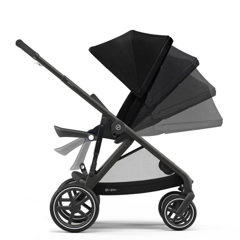 Poussette Gazelle S Blk Deep Black, gold 2021 — vue 4 sur 5