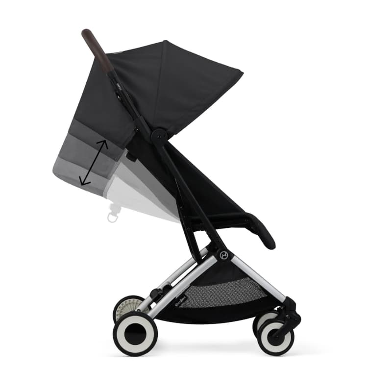 Poussette Orfeo - Moon Black | Cybex, cybex gold cybex noir 77 x 52 x 102 cm — vue 5 sur 5