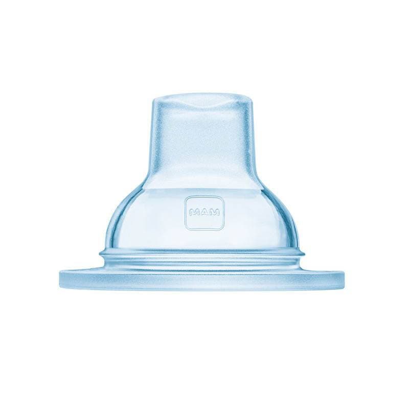 Mam Bec Souple Antifuite - Silicone - Lot de 2 - T, transparent