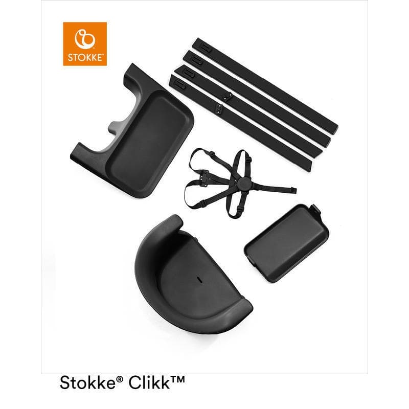 Clikk High Chair, midnight black stokke 2023 — vue 3 sur 4