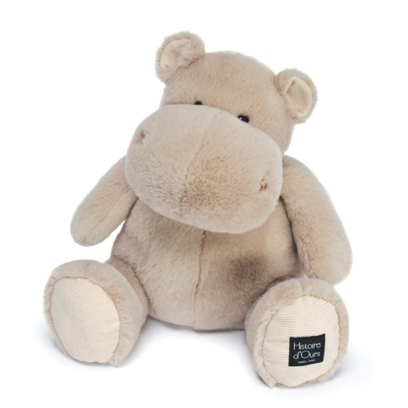 Hip Cool, beige 40cm l'hippo histoire d'ours a-24 h-24