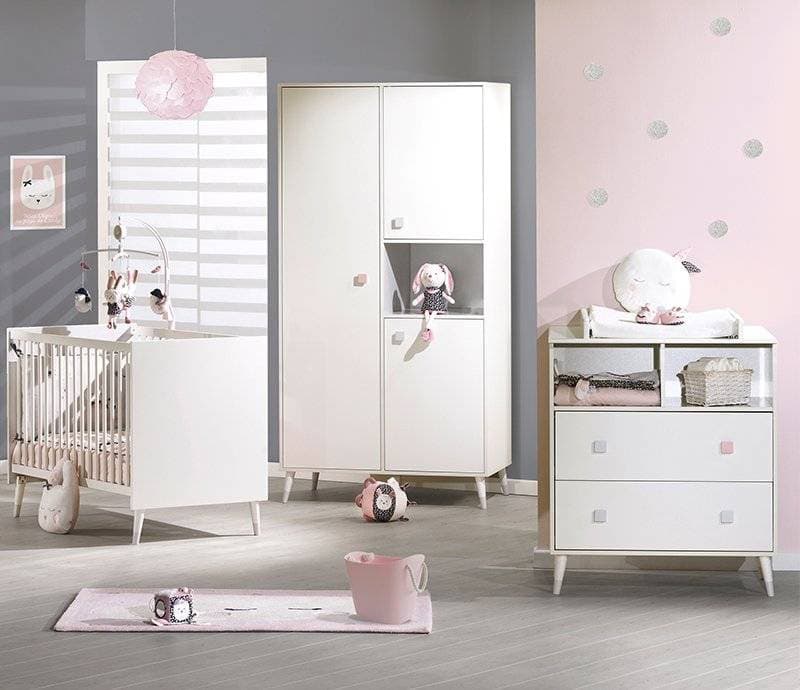 Little Big Bed Candie, candie sauthon easy blanc l 143 x h 88 x p 77 per — vue 2 sur 4