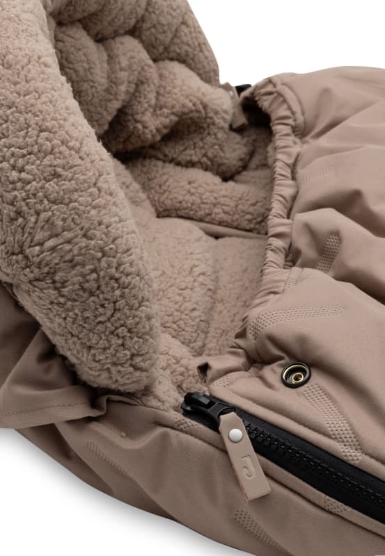 Chanceliere Poussette, milky coffee embossed jollein — vue 3 sur 5