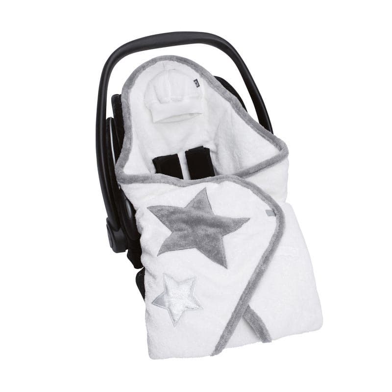 Nid d'Ange Biside 0-12m Motif Etoiles Softy + Softy, bemini motif étoiles 20ecru — vue 1 sur 2