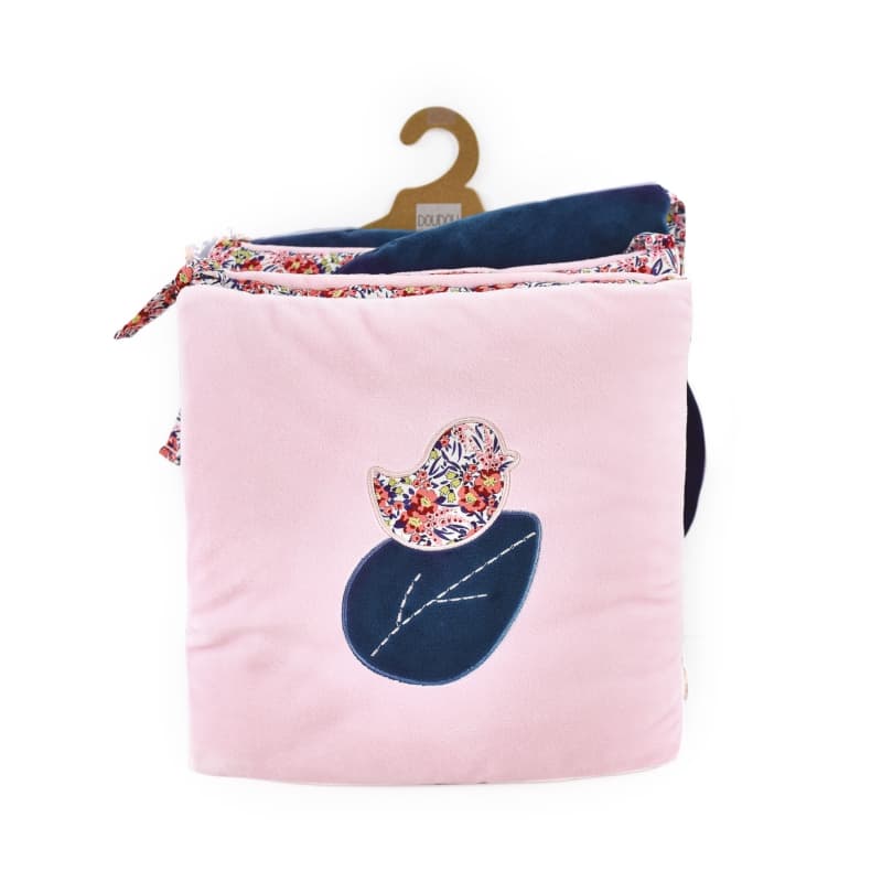 Boh'aime Tour de Lit, rose 180x30cm doudou sensoriel doudou et compagnie a-24 h-24 — vue 5 sur 5