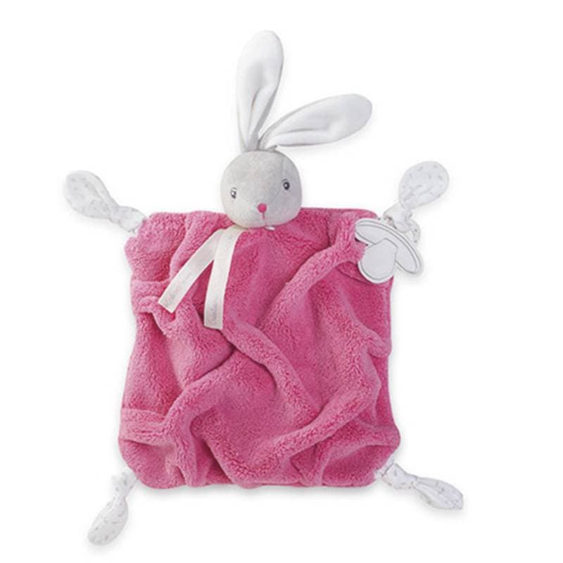 Doudou Lapinou Framboise - Plume, kaloo rose per — vue 1 sur 2