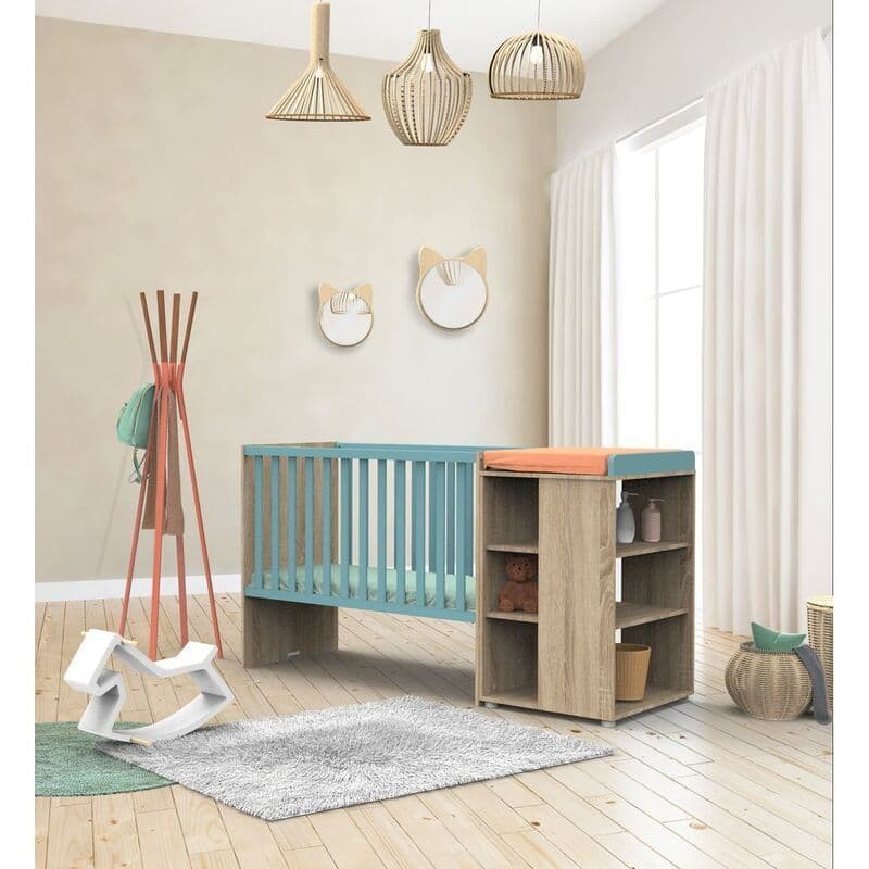 Lit Combine Evolutif 120x60 Argile Nova Argile Douce Nova, nova meuble — vue 3 sur 4