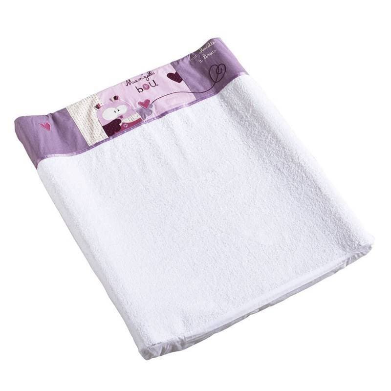 Matelas a Langer Dehoussable Mam'zellebou, mam'zellebou sauthon baby deco rose/blanc 68 x 52