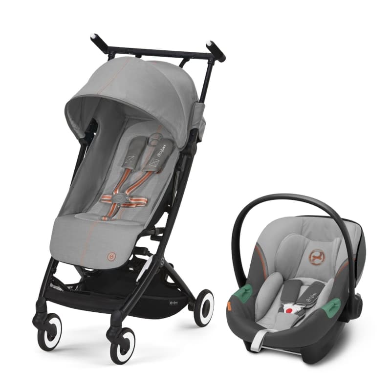 Poussette Ultra Compacte Libelle Incl. Coque Auto Aton S2 I-size - Lava Grey - C, général cybex 2022