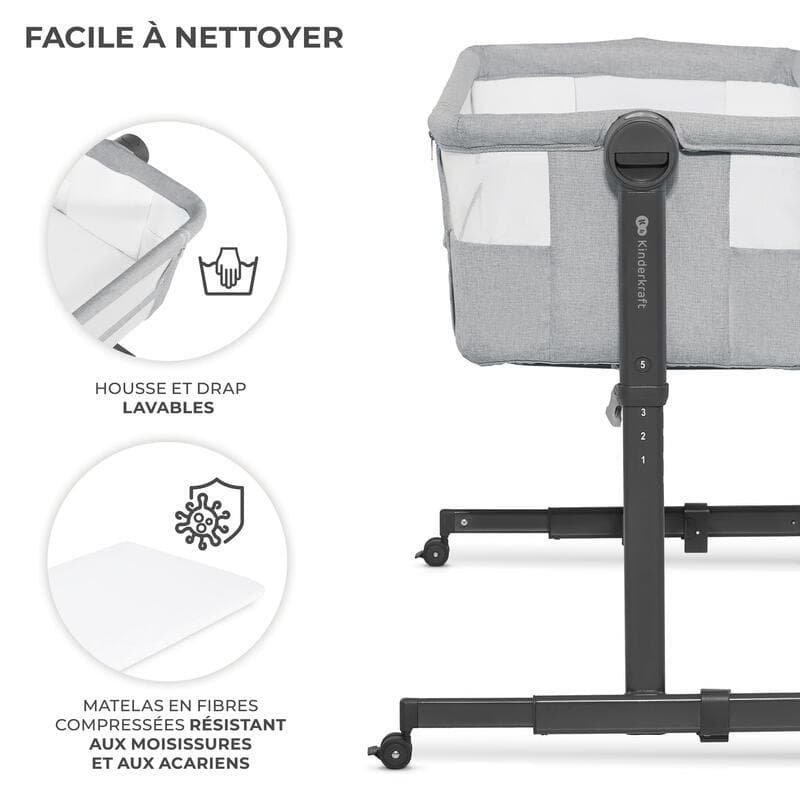 Cododo Neste Up², gris kinderkraft — vue 3 sur 4