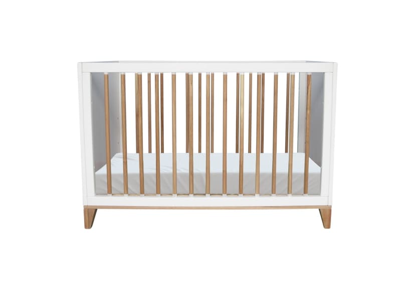 Nami Lit/bed Cannage Rotin 60 X 120 Neige, théo 1242 x 650 x 780 — vue 2 sur 5