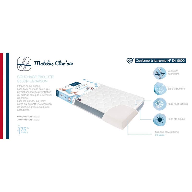 Matelas Clim Air, 70x140x11 cm — vue 5 sur 5