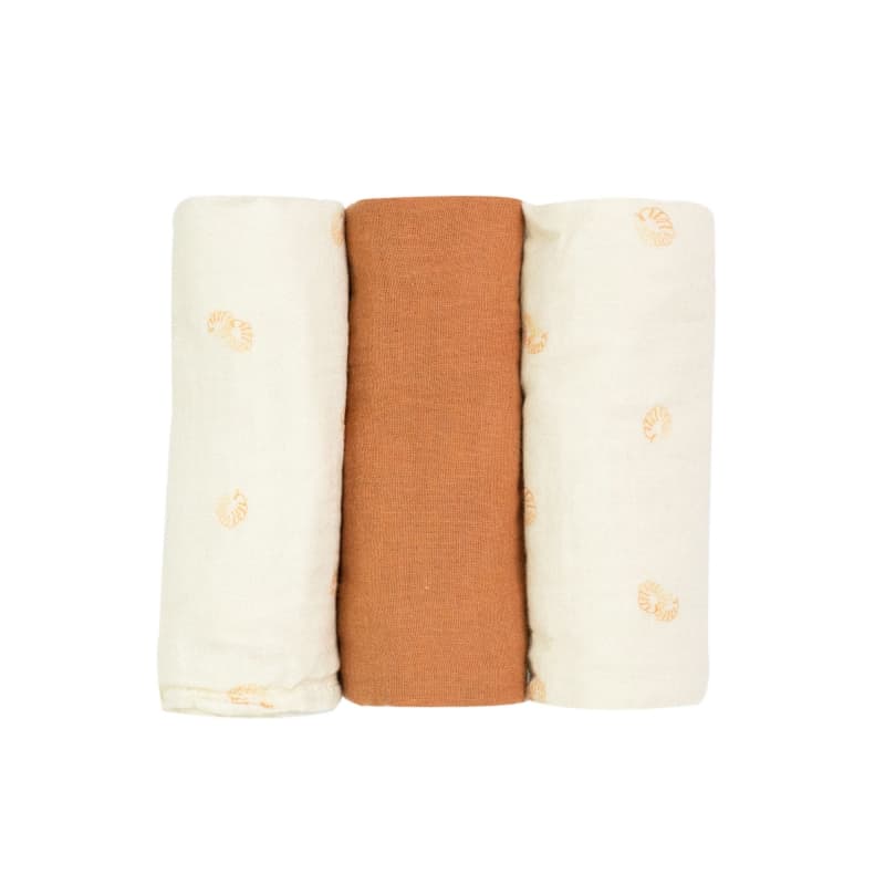 Lot de 3 Langes 70x70cm