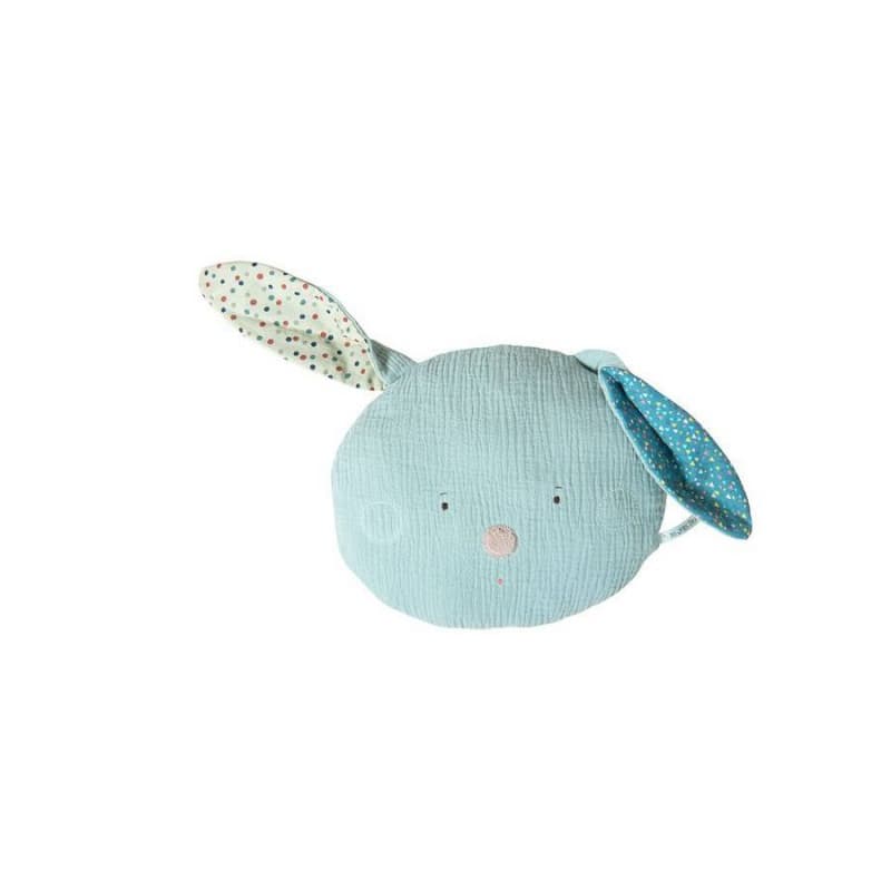 Coussin Tete Lapin Bleu, les jolis trop beaux 2020