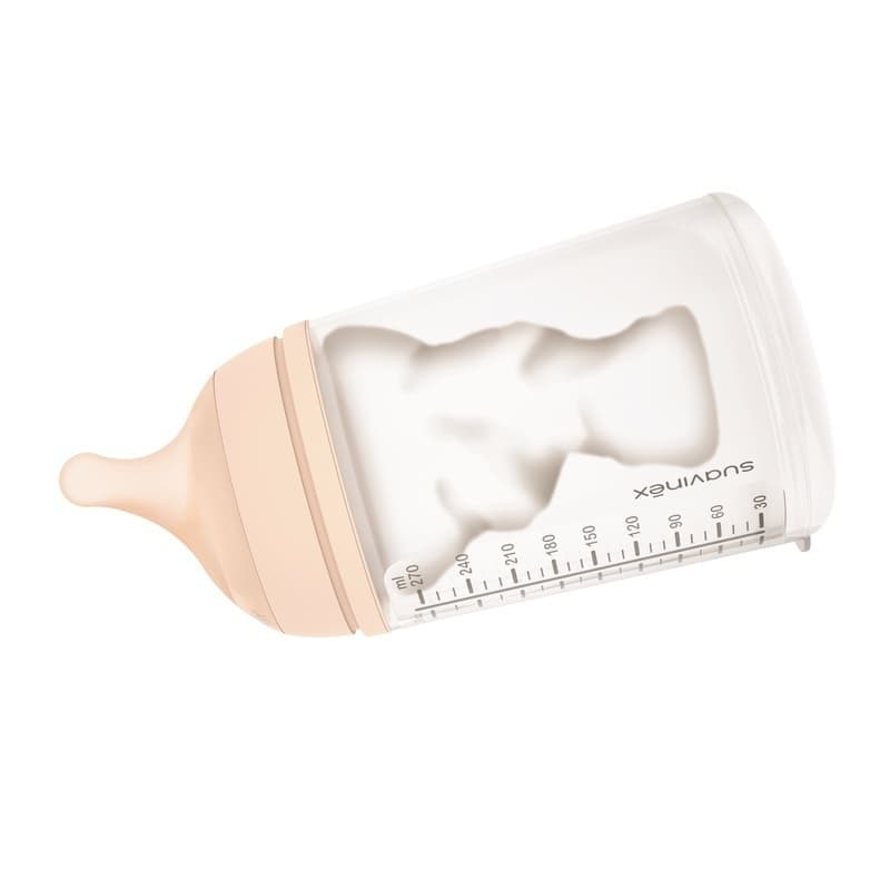 Pack Biberon Zero.zero 270ml, pink 270ml zero zero suavinex — vue 1 sur 2