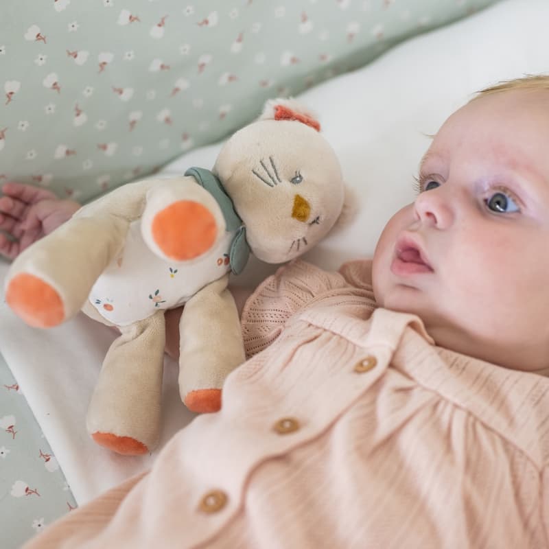 Mini Peluche Chat Lana, mila, zoë & lana nattou beige h-23 — vue 3 sur 4