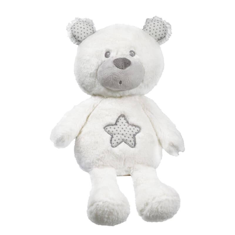Doudou Celeste, celeste sauthon babydeco blanc/gris per
