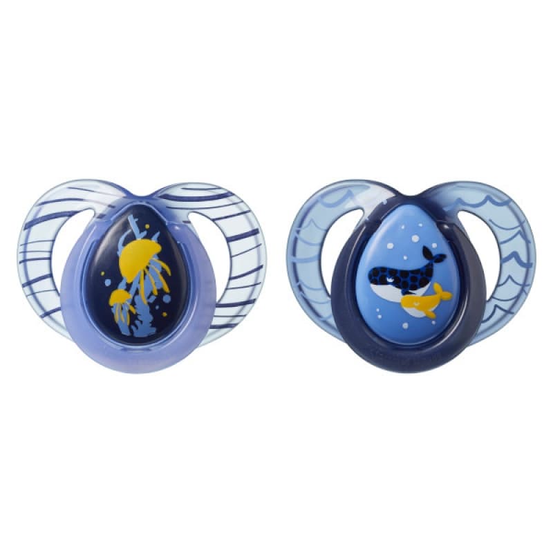 Sucette Ctn Nuit 6-18m Mixte X2, tommee tippee 6-18m — vue 1 sur 6