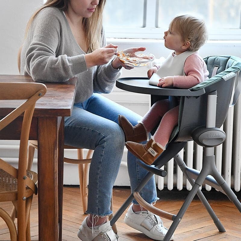 Chaise Haute Up&down, dark grey beaba — vue 3 sur 5