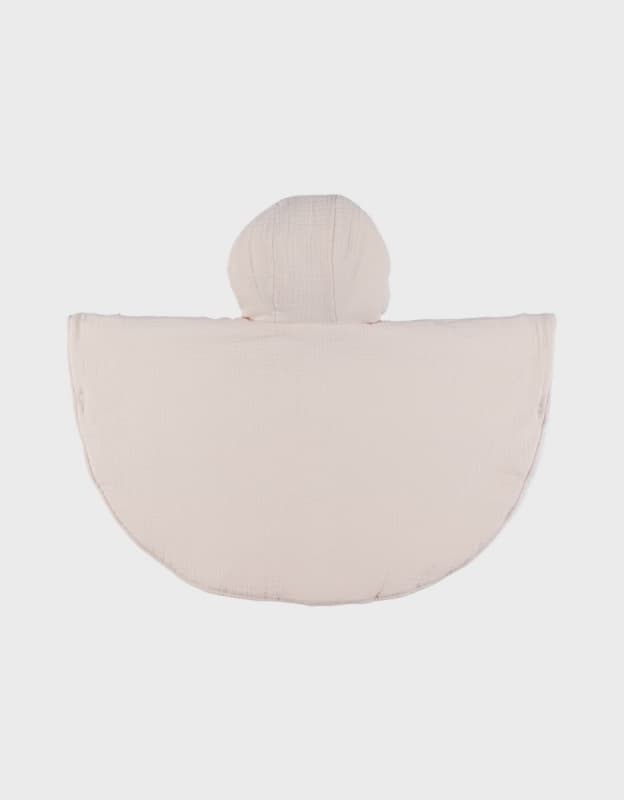 Poncho, Mousseline Bio, beige 6-18m m&m 2026 noukie's — vue 2 sur 3