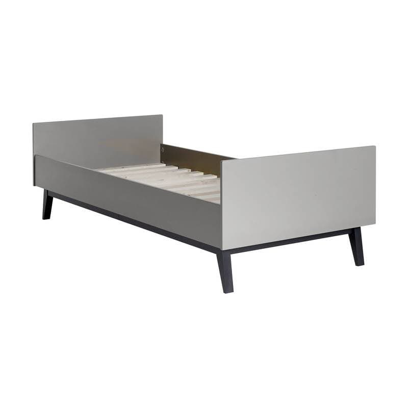 Lit Junior 90x200 Trendy Royal Oak, trendy quax noyer 205x95x62h — vue 2 sur 4