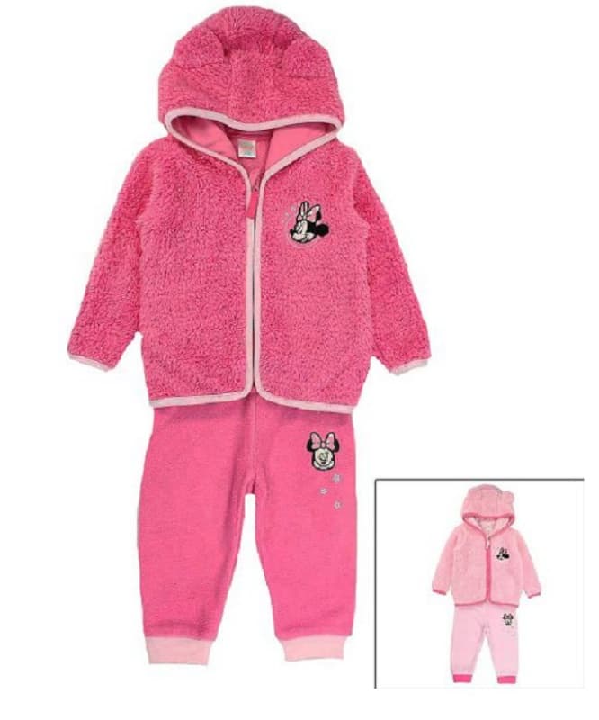 Ensemble Bebe Minnie, rose fonce/clair